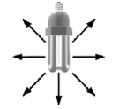 Comparison of CFL & LED Coefficient of Utilization - 65lm/W